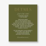 Simply Us Green Information Card