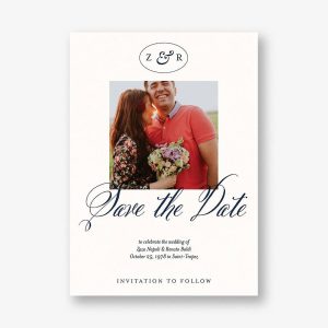 Effortlessly Save the Date Card