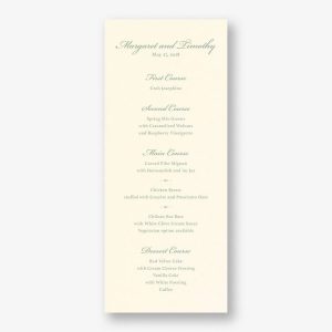 English Ivy Menu