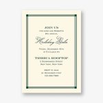 Vintage Craftsman Border Holiday Party Invitation