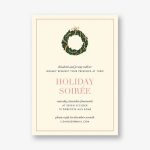 Colorful Wreaths Holiday Party Invitation