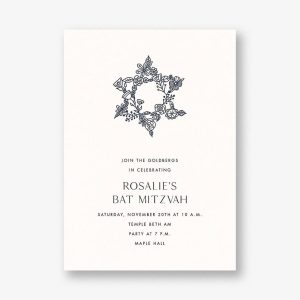 Nitzan I Bat Mitzvah Invitation