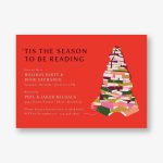 Book Tree Holiday Party Invitation