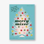 Retro Christmas Tree Holiday Card