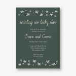 Lucky Stars Adoption Shower Invitation