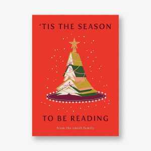 Book Tree Holiday Card