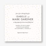 Rainbow Dot Nesting Party Invitation