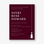Tall Tassel Graduation Invitation