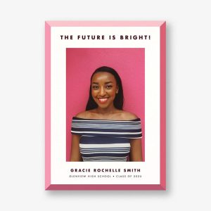 Mod Bevel Photo Graduation Announcement