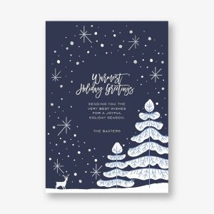 Snow Cap Holiday Card