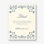 Nouveau Poppy Information Card