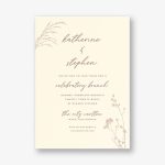 Dried Floral Brunch Invitation