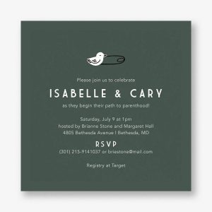 Duck Pin Parenthood Celebration Invitation