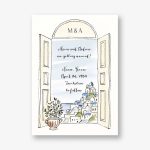 Grecian Views Save the Date