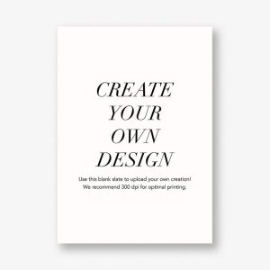 A7 Vertical Party Invitation - Upload Your Own