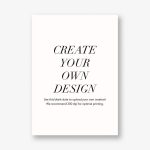 A7 Vertical Design - Upload Your Own