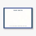 Mod Bevel Border Stationery