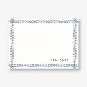 Herringbone Border Stationery