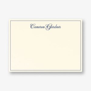 Blue Provençal Toile Stationery