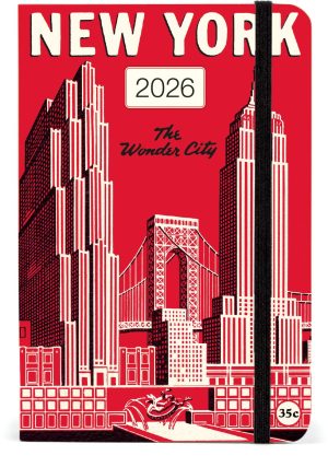 2026 Cavallini NYC Weekly Planner