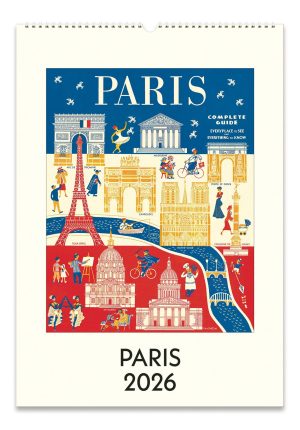 2026 Cavallini Paris Wall Calendar