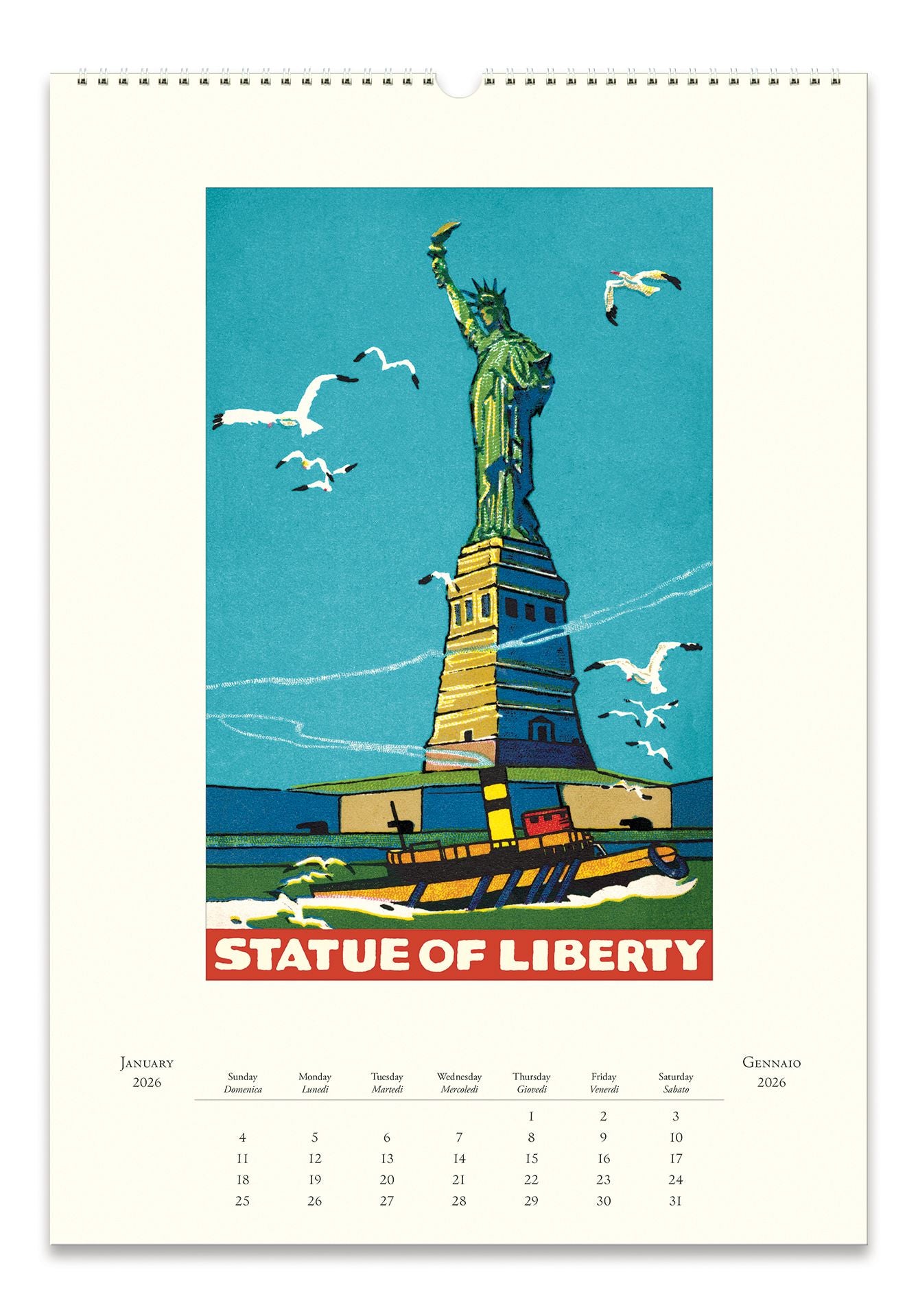 2026 Cavallini New York Wall Calendar - Image 2