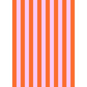 Pink Red Stripes Flat Wrap