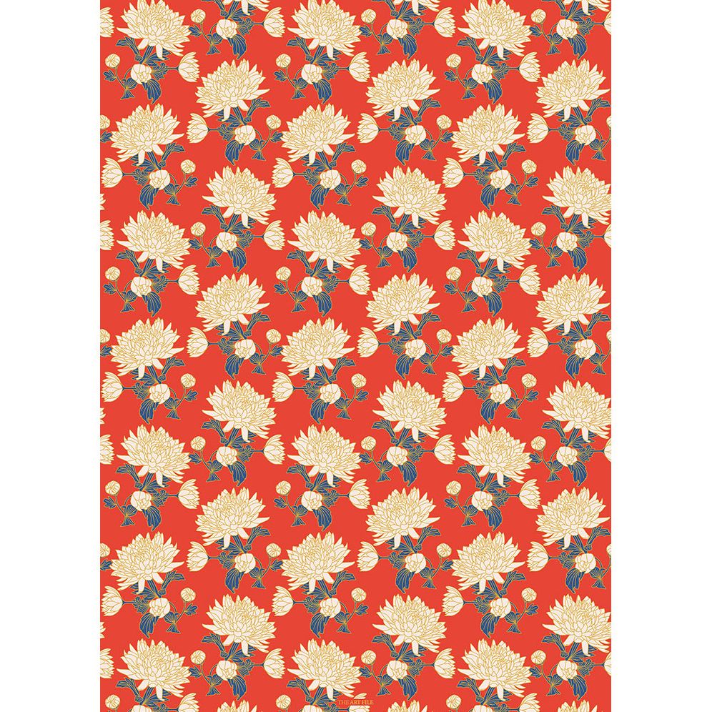 Chrysanthemum Flat Wrap