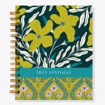 12-Month Patchwork Floral Custom Planner