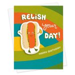 Relish Your Day Sticker Birthday Card