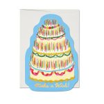 Make a Wish Diecut Cake Birthday Card