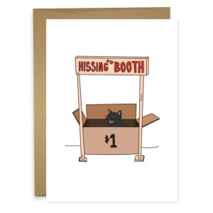 Hissing Booth Humor Greeting Card