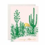 Cactus Sunset Thank You Card