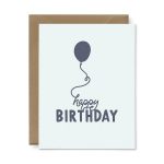 Happy Birthday Balloon Greeting Card