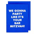 Party Like It's Your Bar Mitzvah Greeting Card