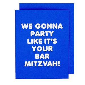 Party Like It's Your Bar Mitzvah Greeting Card
