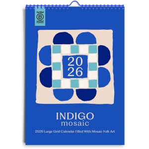 2026 Indigo A3 Calendar