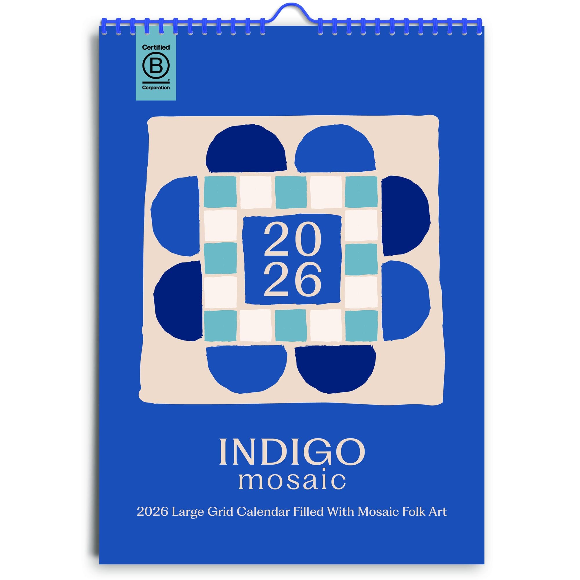 2026 Indigo A3 Calendar