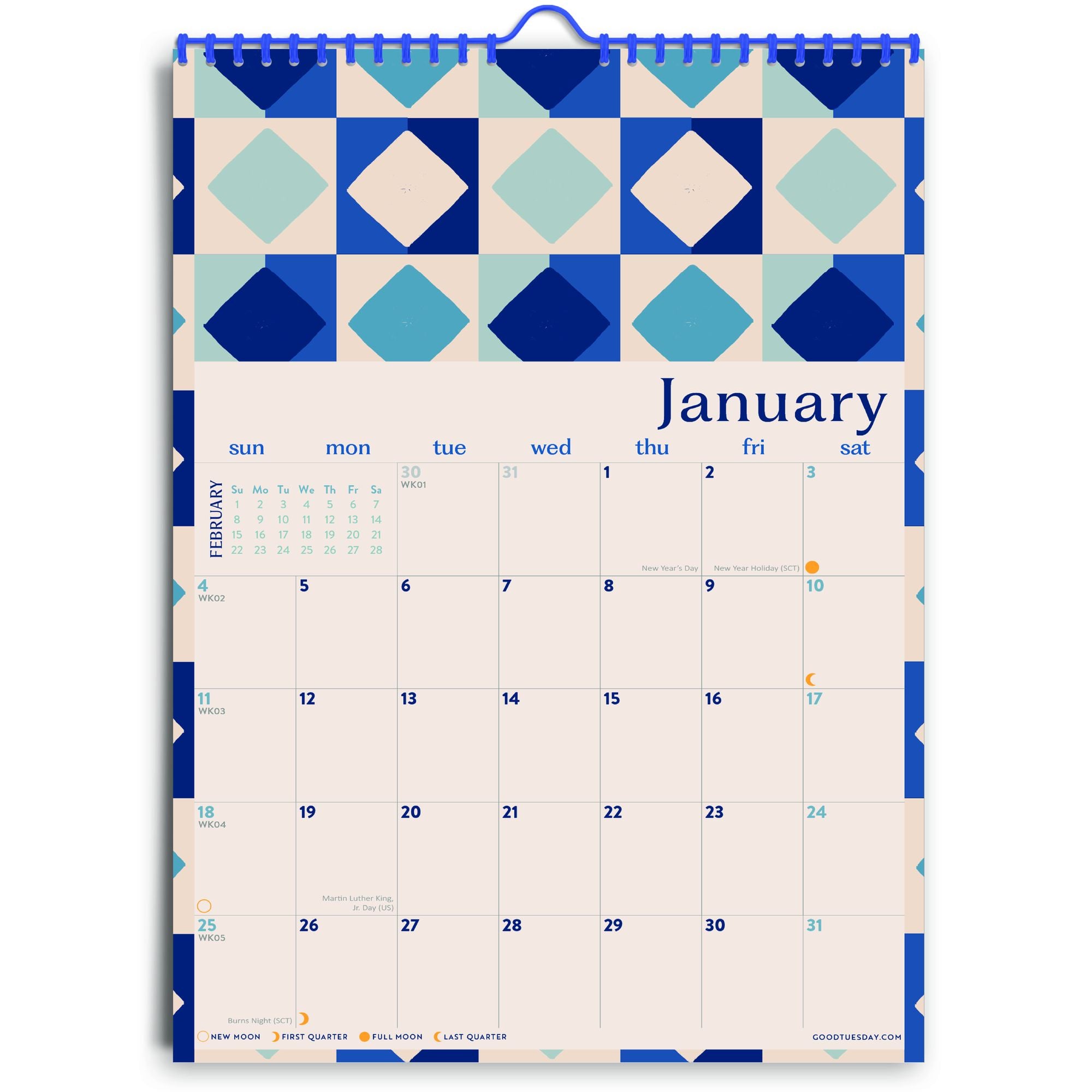 2026 Indigo A3 Calendar - Image 3