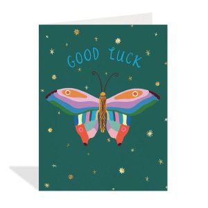 Butterfly Good Luck Card