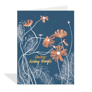 Healing Thoughts Get Well Soon Card