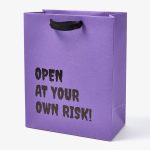 Open at Your Own Risk Medium Gift Bag