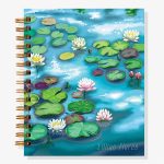 12-Month Water Lillies Custom Planner