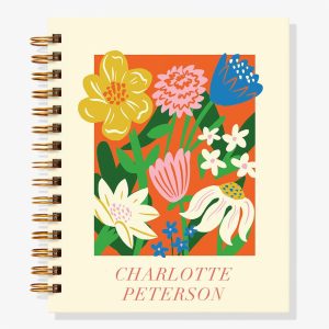 12-Month Flower Market Custom Planner
