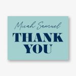 Bold Type Bar Mitzvah Stationery