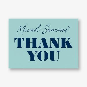 Bold Type Bar Mitzvah Stationery