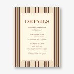 Pinstripe Bar Mitzvah Information