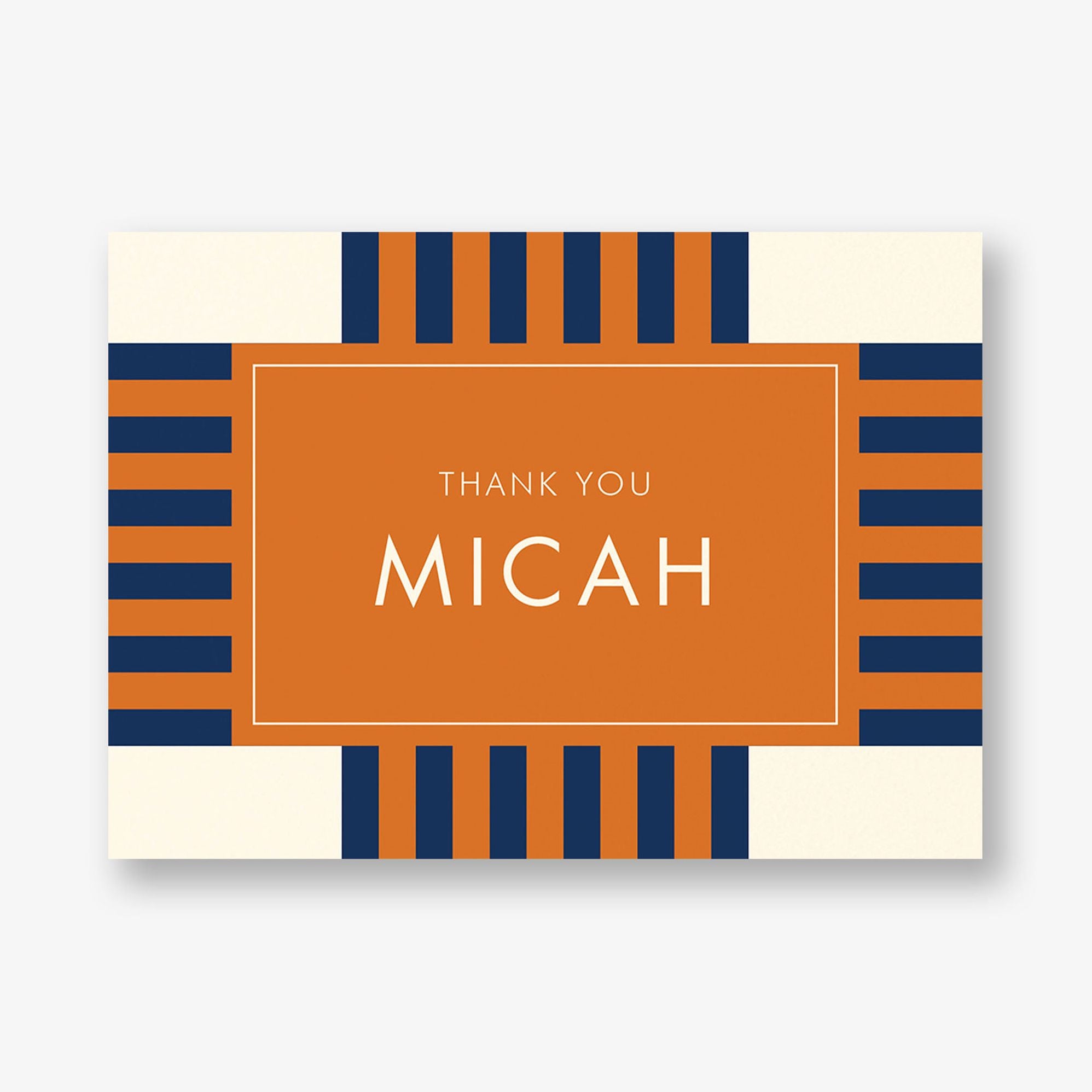 Striped Geo Bar Mitzvah Stationery