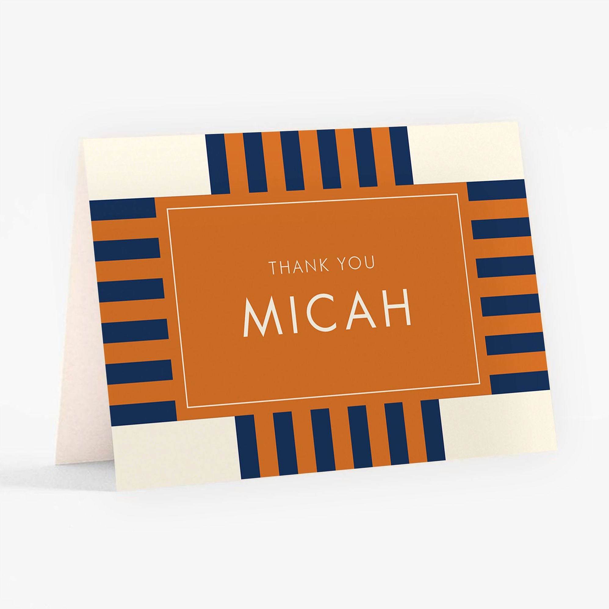 Striped Geo Bar Mitzvah Stationery - Image 2