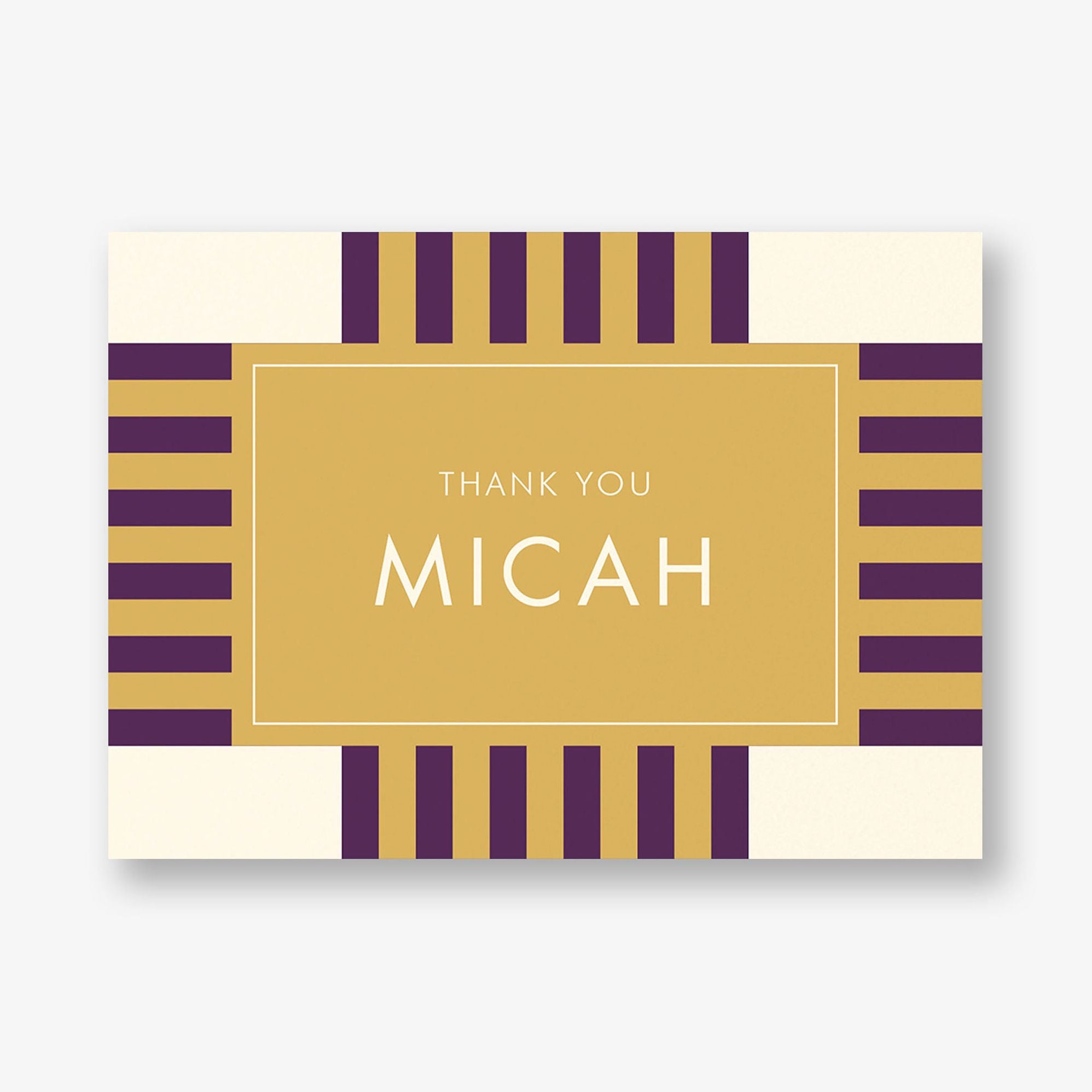 Striped Geo Bar Mitzvah Stationery - Image 3